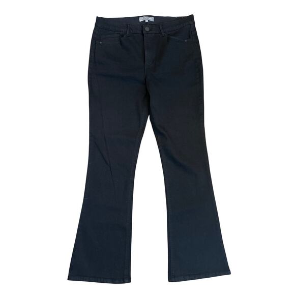 Wit & Wisdom Ab-Solution Bootcut Jeans Black Size 14 High Rise Stretch Denim - Picture 1 of 9